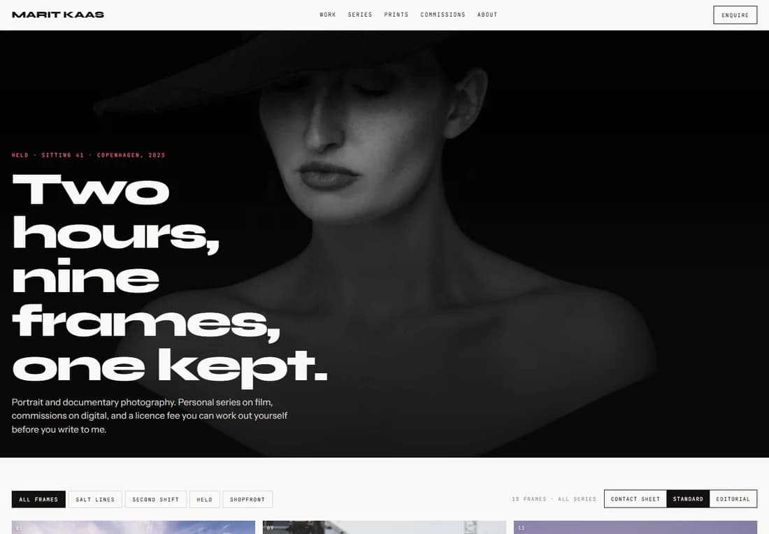 Marit Kaas homepage preview